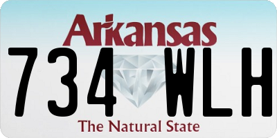 AR license plate 734WLH