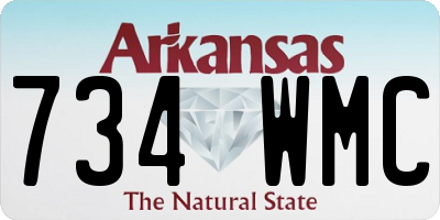 AR license plate 734WMC