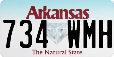 AR license plate 734WMH