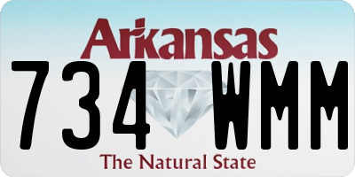 AR license plate 734WMM