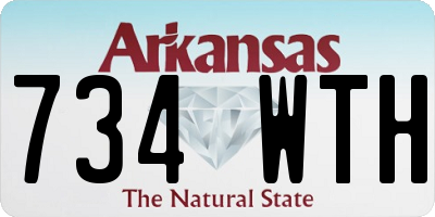 AR license plate 734WTH