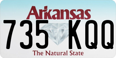 AR license plate 735KQQ