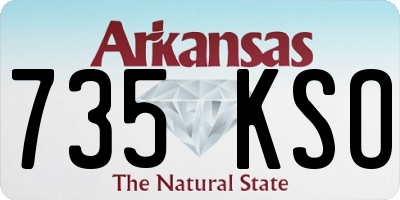 AR license plate 735KSO