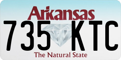 AR license plate 735KTC