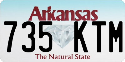 AR license plate 735KTM