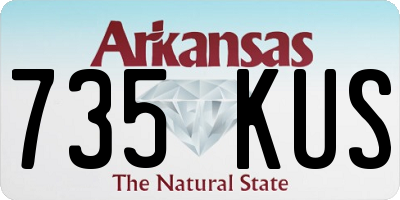 AR license plate 735KUS