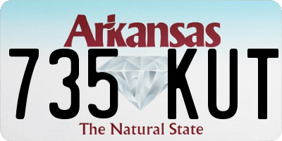 AR license plate 735KUT
