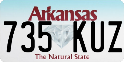AR license plate 735KUZ
