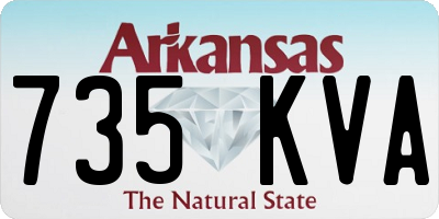 AR license plate 735KVA