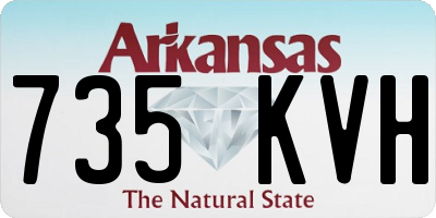 AR license plate 735KVH