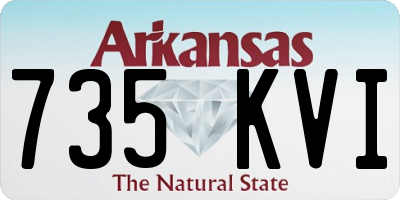 AR license plate 735KVI