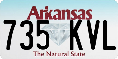 AR license plate 735KVL