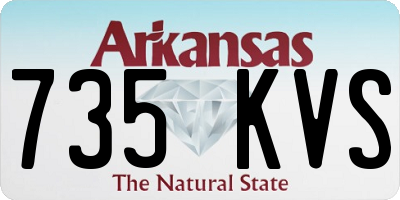 AR license plate 735KVS