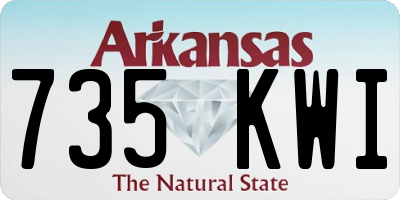 AR license plate 735KWI