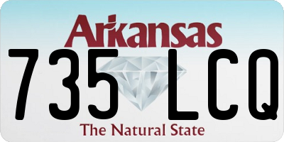 AR license plate 735LCQ