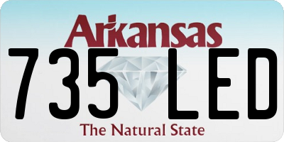 AR license plate 735LED