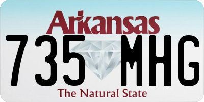 AR license plate 735MHG