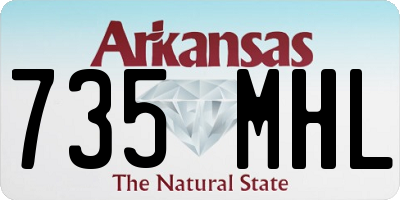 AR license plate 735MHL