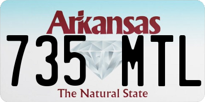 AR license plate 735MTL