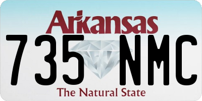 AR license plate 735NMC