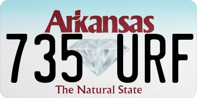 AR license plate 735URF