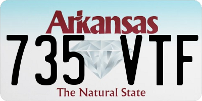 AR license plate 735VTF