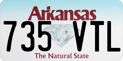 AR license plate 735VTL
