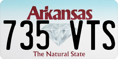 AR license plate 735VTS