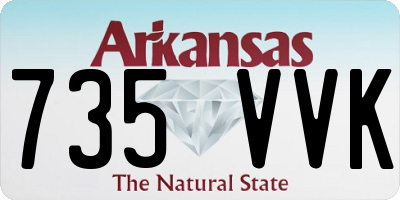 AR license plate 735VVK