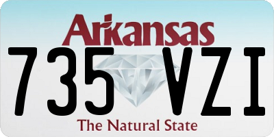 AR license plate 735VZI