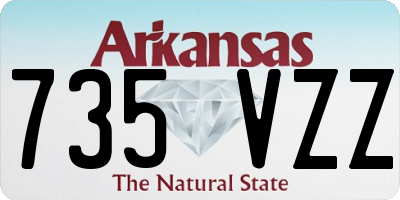 AR license plate 735VZZ