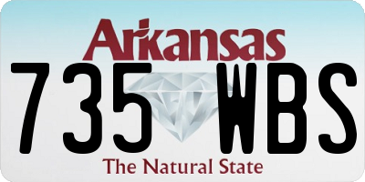AR license plate 735WBS