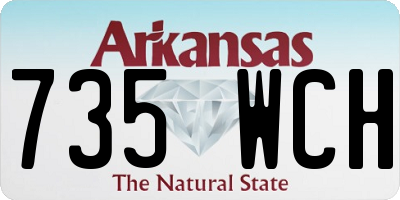 AR license plate 735WCH