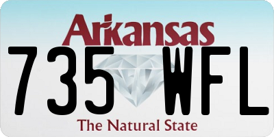 AR license plate 735WFL