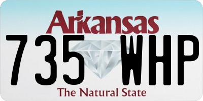 AR license plate 735WHP