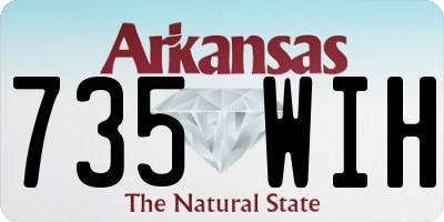 AR license plate 735WIH