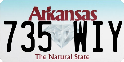AR license plate 735WIY