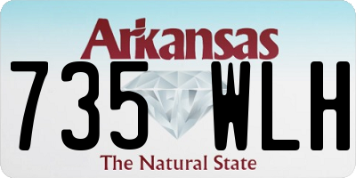 AR license plate 735WLH