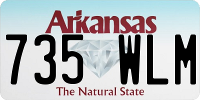 AR license plate 735WLM
