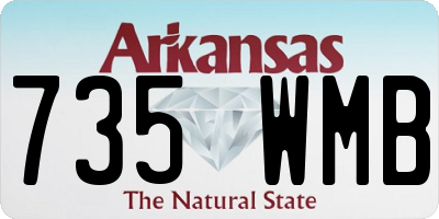 AR license plate 735WMB