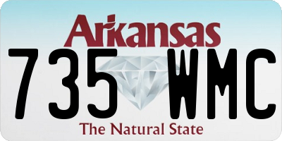 AR license plate 735WMC