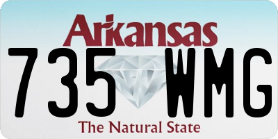 AR license plate 735WMG