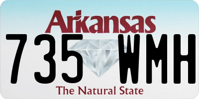 AR license plate 735WMH