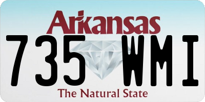 AR license plate 735WMI