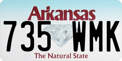 AR license plate 735WMK