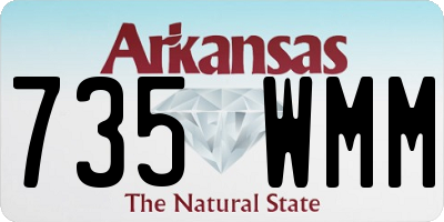 AR license plate 735WMM