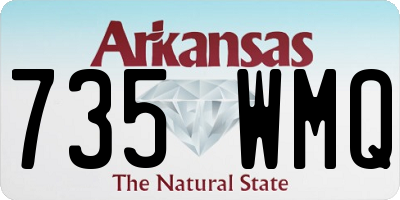 AR license plate 735WMQ