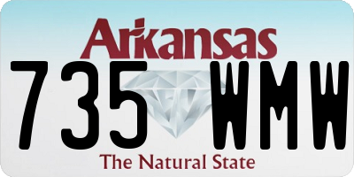 AR license plate 735WMW