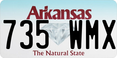 AR license plate 735WMX