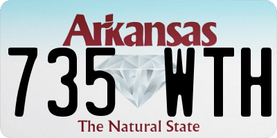 AR license plate 735WTH